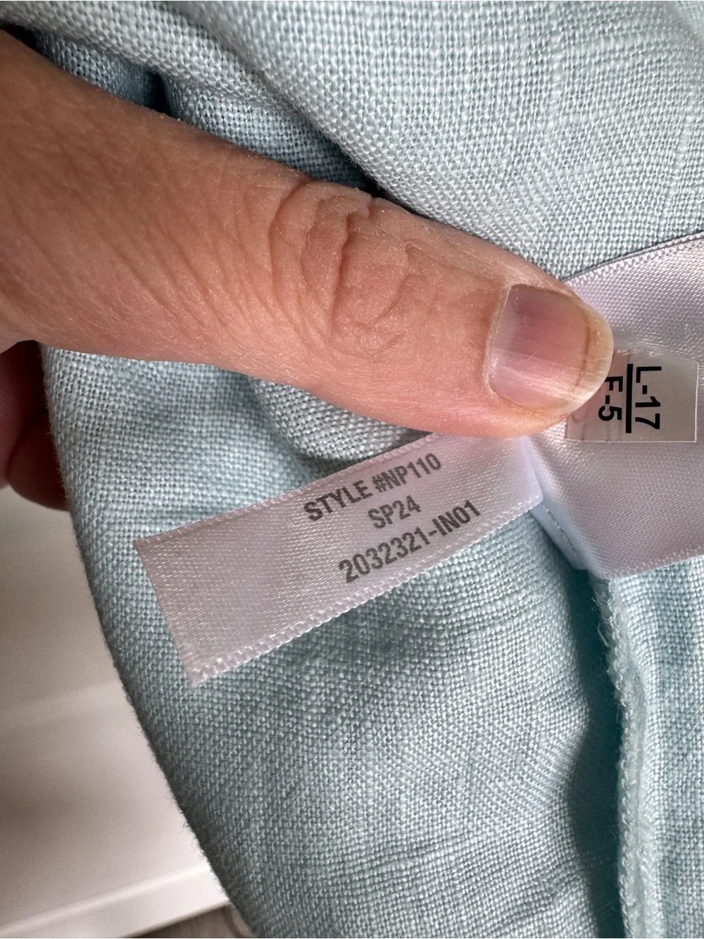 NWT MADEWELL Square-Neck Mini Dress 100% Linen Blue Heron Light Blue Sz 16 NP110